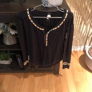 Free people long sleeve shirt